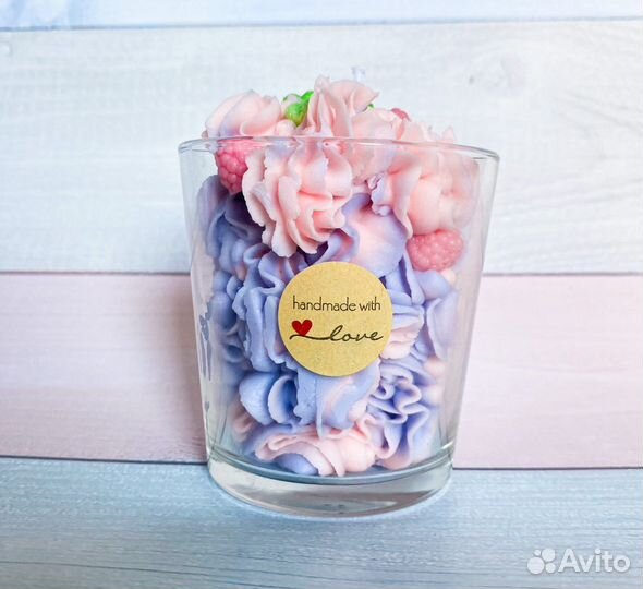 Ароматические свечи десерт ручной работы