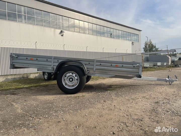 Прицеп Мзса 817717 размер 3,5х1,5х0,3 off road с крышкой