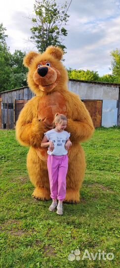 Ростовая кукла большой Белый мишка