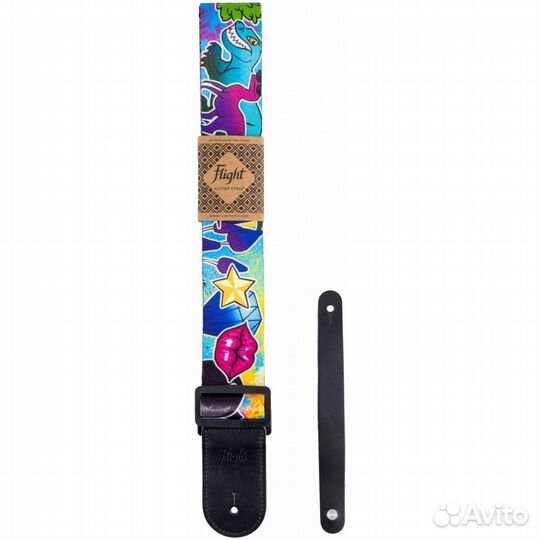 Ремень для гитары flight FSG-50 WOW