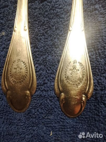 Министерство Морского Флота Столовые ложки.Якорь