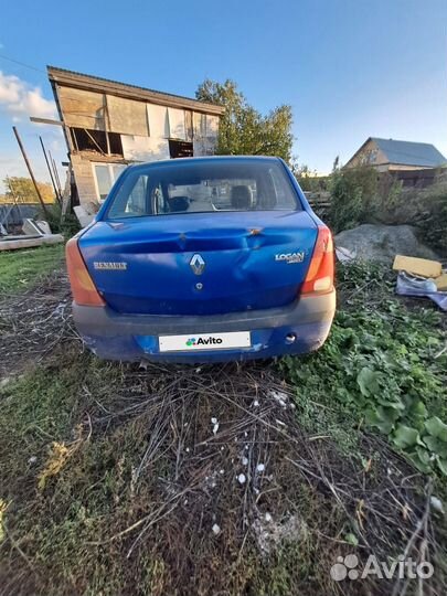 Renault Logan 1.4 МТ, 2006, битый, 500 000 км
