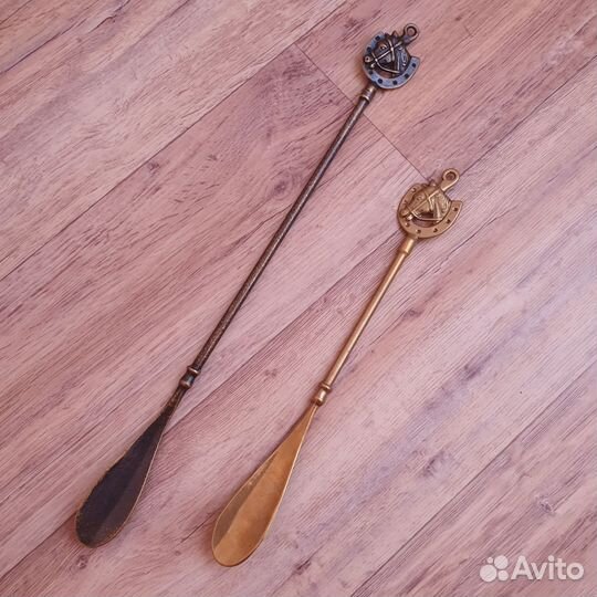 Набор ложек для обуви, металл