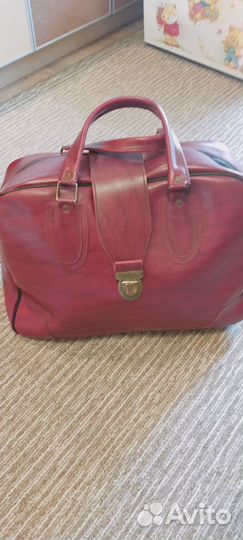 Сумка саквояж винтаж ретро