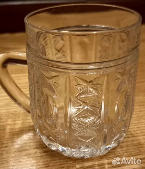 Пивная кружка СССР хрусталь 125 мл