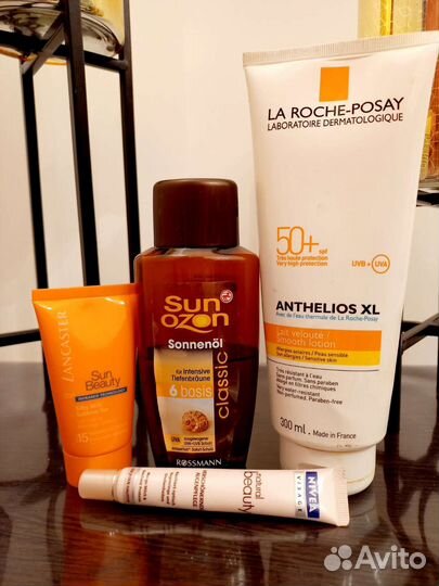 Крема для загара, антиперспирант, Шампунь, стайлер