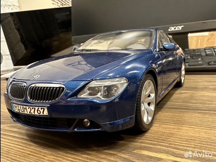Kyosho BMW 645 coupe (08701BL) 1:18