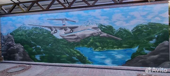 Роспись стен. Малярные работы