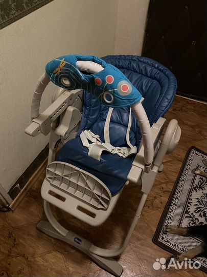 Стульчик для кормления chicco polly magic