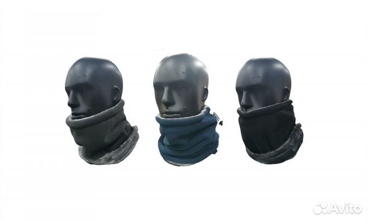 Бафф baff, снуд / шарф - труба, утепленный