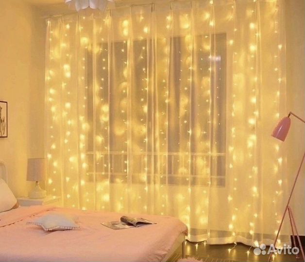 Гирлянда штора