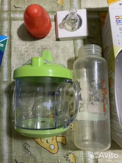 Курносики бутылочка и поильник солнце и луна