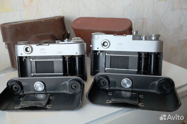 Советские фотоаппараты фэд-3 и фэд- 4(2 шт.)