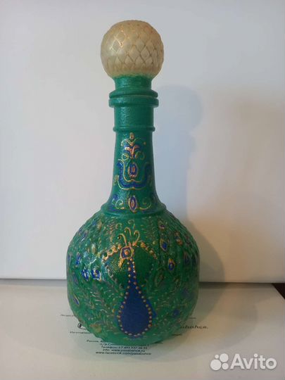 Стеклянная бутылка 0,5 л для домашней наливочки