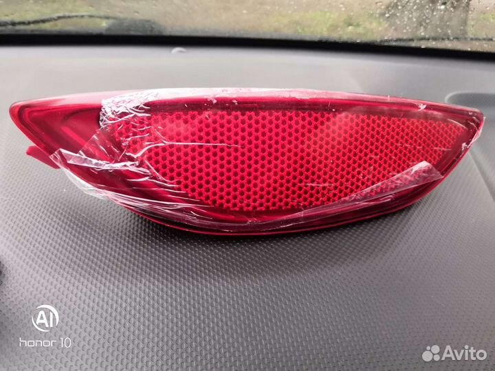 Катафот заднего бампера hundai solaris