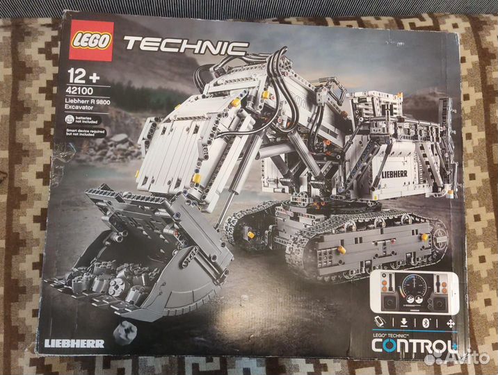 Lego Technic 42100 Экскаватор Liebherr R 9800