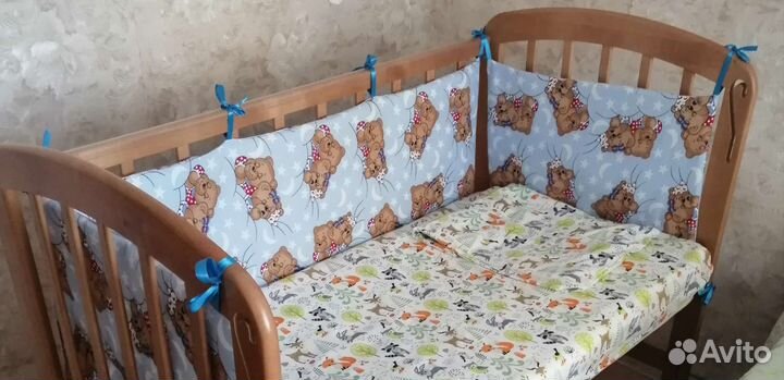 Бортики в детскую кроватку