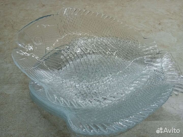 Тарелки стеклянные 6 шт