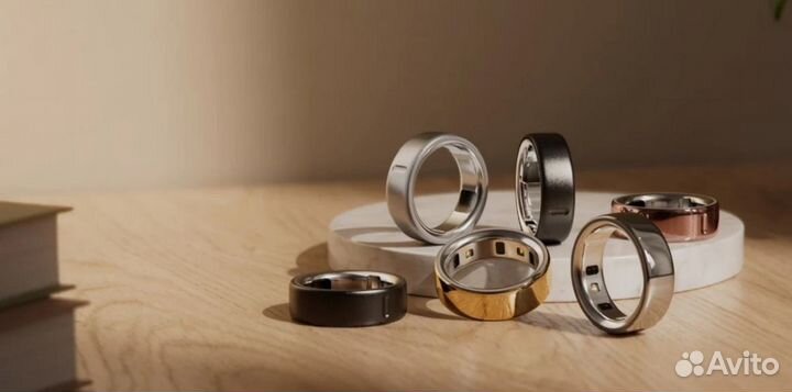 Умные кольца Oura Ring 4 Finish разные цвета и раз