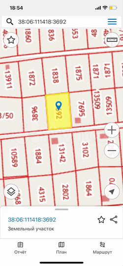 Участок 9,3 сот. (СНТ, ДНП)