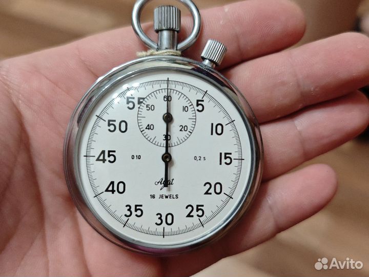 Секундомер механический агат