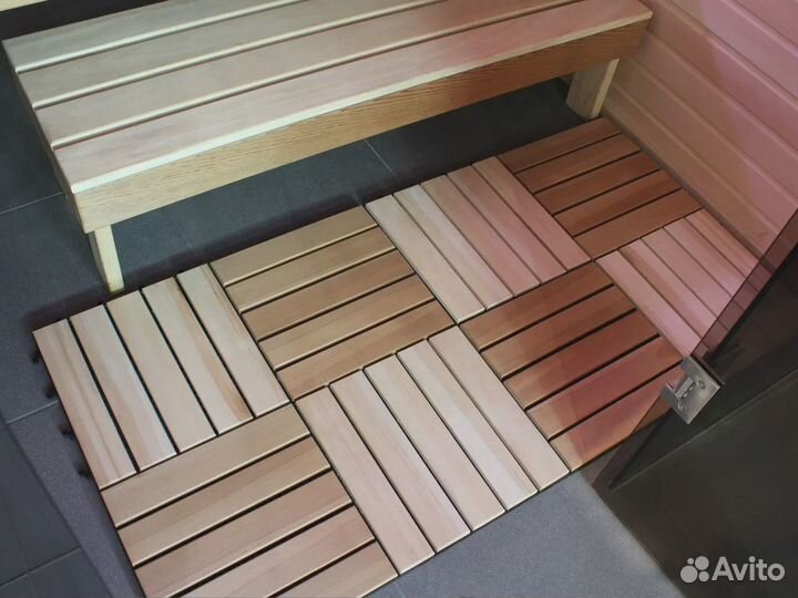 Декинг/Садовый паркет/Коврик для бани