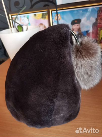 Шапка норковая женская