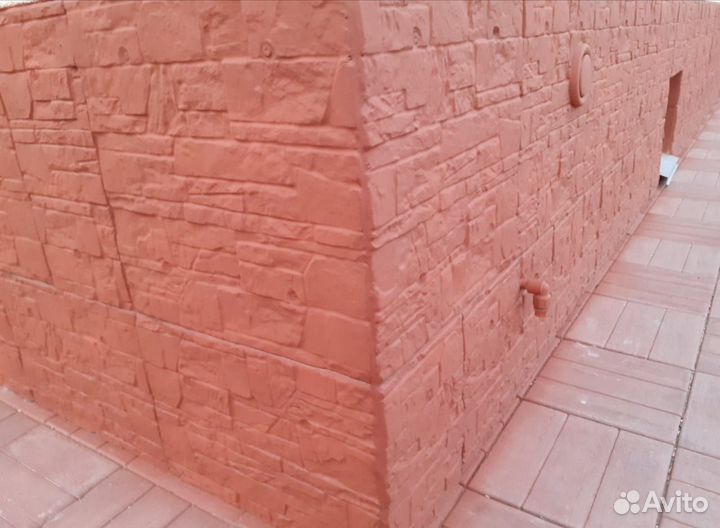 Фасадные панели на 50 мм пенопласте