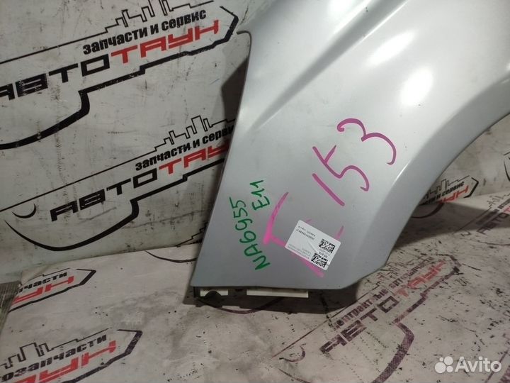Крыло nissan note E11 NE11 ZE11 631011U630 переднее левое серый, K23 NA6955