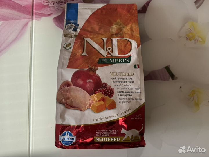 Корм для кошек Farmina N&D 1,5 кг