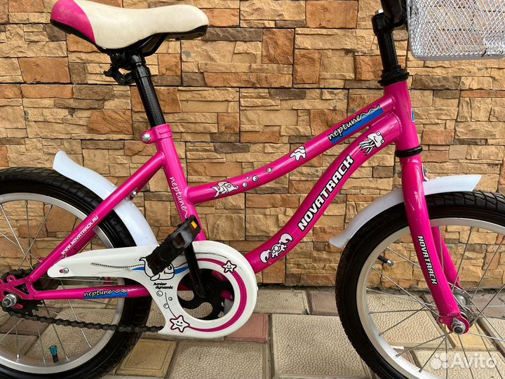 Детский велосипед с корзиной 16 дюймов