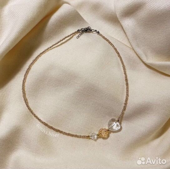 Чокер украшение из бисера