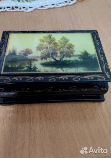 Статуэтки деревце бонсай шкатулка расписная