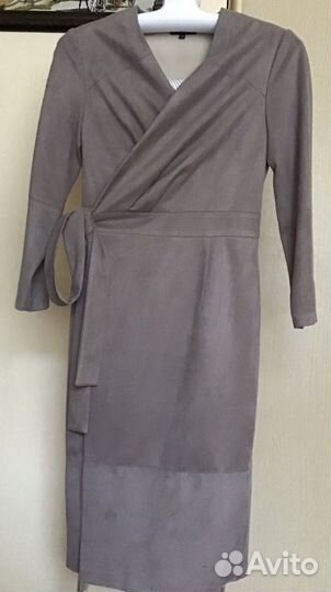 Платье из замши