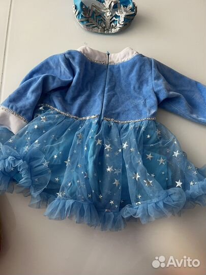 Костюм снегурочки 74 размер