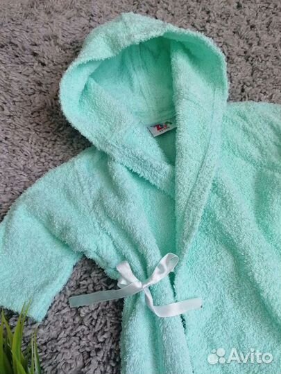 Махровый халат для малышей. 68-80