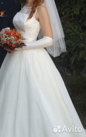 Свадебное платье пышное
