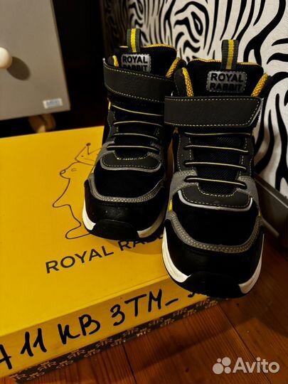 Royal rabbit ботинки для мальчика 35 р