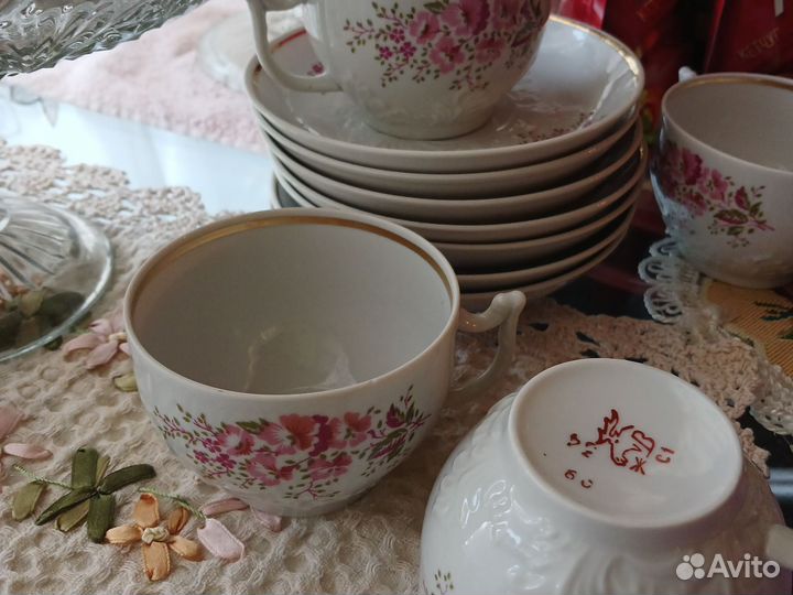 Чайные пары из сервиза Вербилки