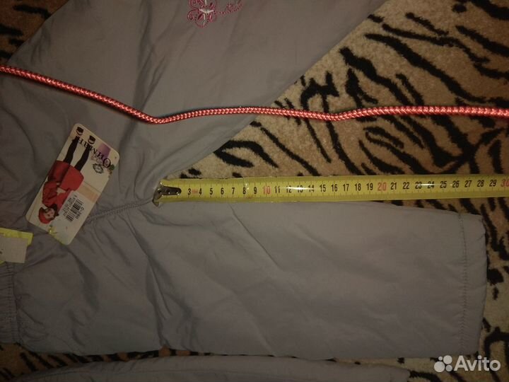 Штанишки для девочки, демисезонные, новые, 2 шт