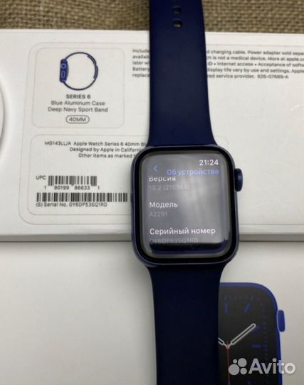 Часы apple watch 6 40 mm
