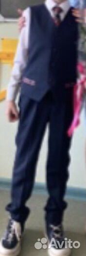 Школьный костюм для мальчика 122 128 синий