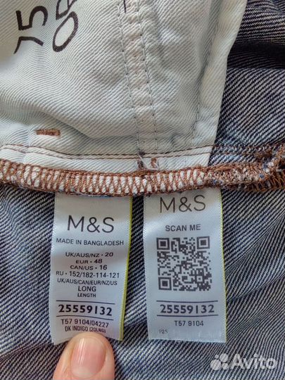 Джинсы marks spencer женские р. 20