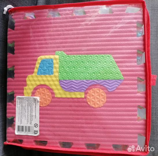 Развивающий коврик Tiny love, Коврик-пазлы, лыжи