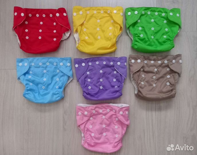 Многоразовые подгузники для детей с 3-15 кг новые
