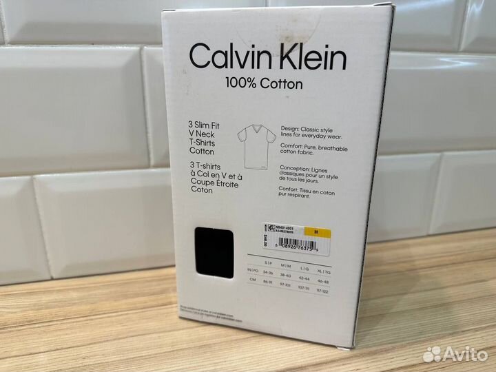Майки базовые мужские Calvin Klein
