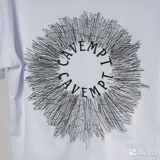 Футболка Cav empt Белая, 100% Хлопок