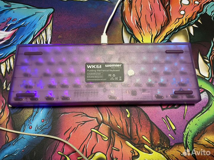 Игровая механическая клавиатура womier WK61