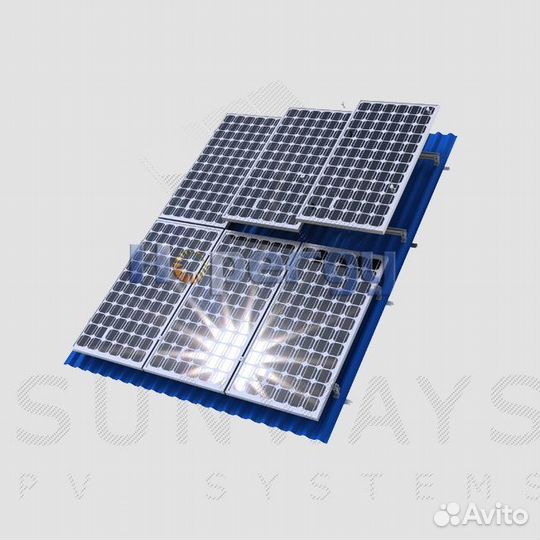 Комплект для монтажа 3х модулей фсм 150-200 на нак