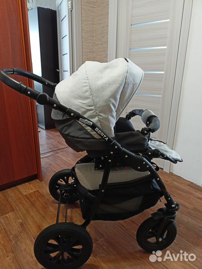 Продаю. Детская коляска Berta 2в1 цвет серый